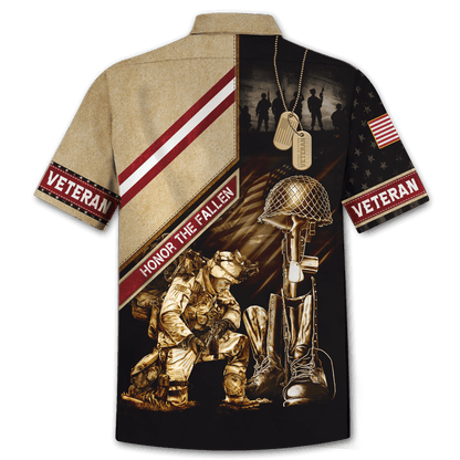 US Veteran - Honor The Fallen 3D All Over Printed Unisex Shirts MH17082202 - VET , Gifts for veterans