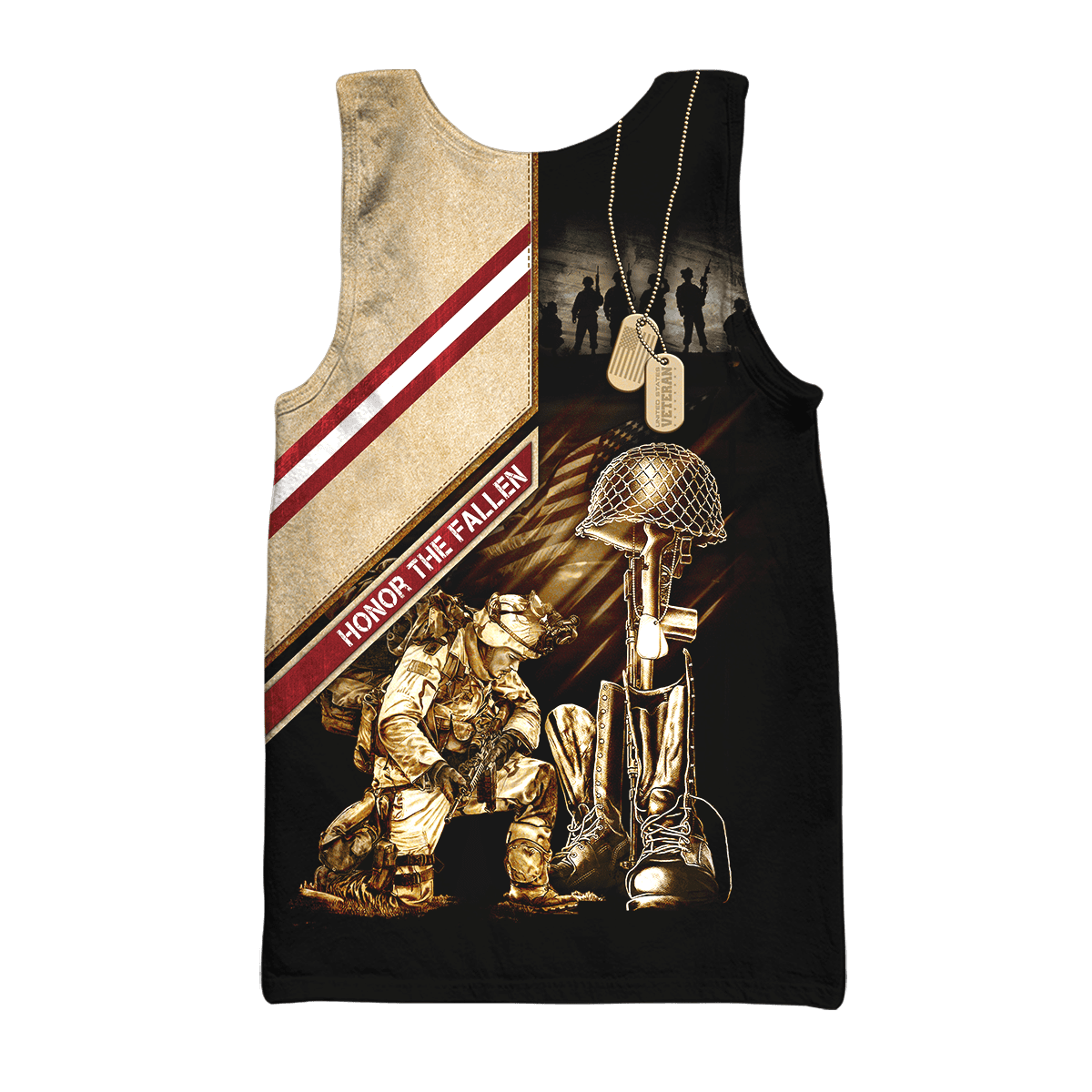 US Veteran - Honor The Fallen 3D All Over Printed Unisex Shirts MH17082202 - VET , Gifts for veterans