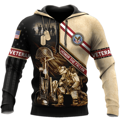 US Veteran - Honor The Fallen 3D All Over Printed Unisex Shirts MH17082202 - VET , Gifts for veterans