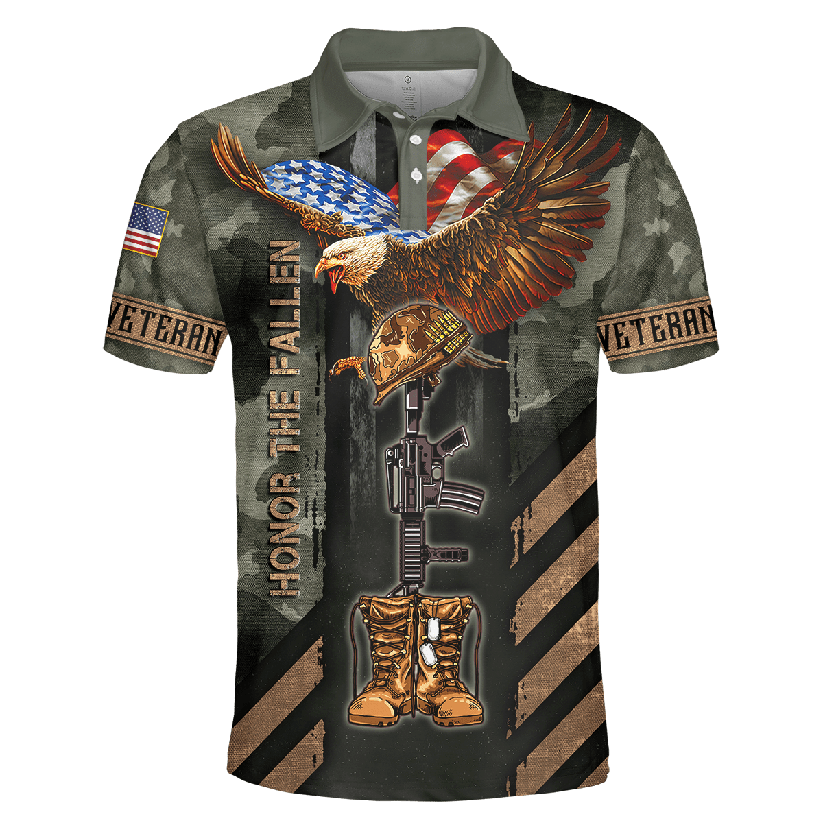US Veteran - Eagle Honor The Fallen 3D All Over Printed Unisex Shirts MH17082203 - VET , Gifts for veterans
