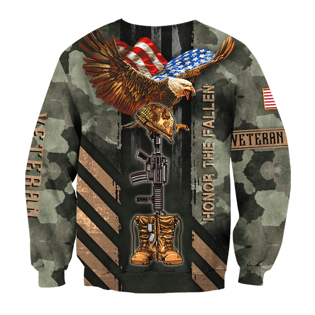 US Veteran - Eagle Honor The Fallen 3D All Over Printed Unisex Shirts MH17082203 - VET , Gifts for veterans