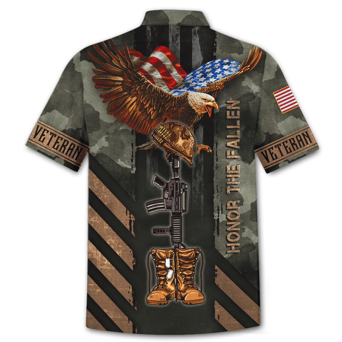 US Veteran - Eagle Honor The Fallen 3D All Over Printed Unisex Shirts MH17082203 - VET , Gifts for veterans