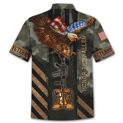 US Veteran - Eagle Honor The Fallen 3D All Over Printed Unisex Shirts MH17082203 - VET , Gifts for veterans