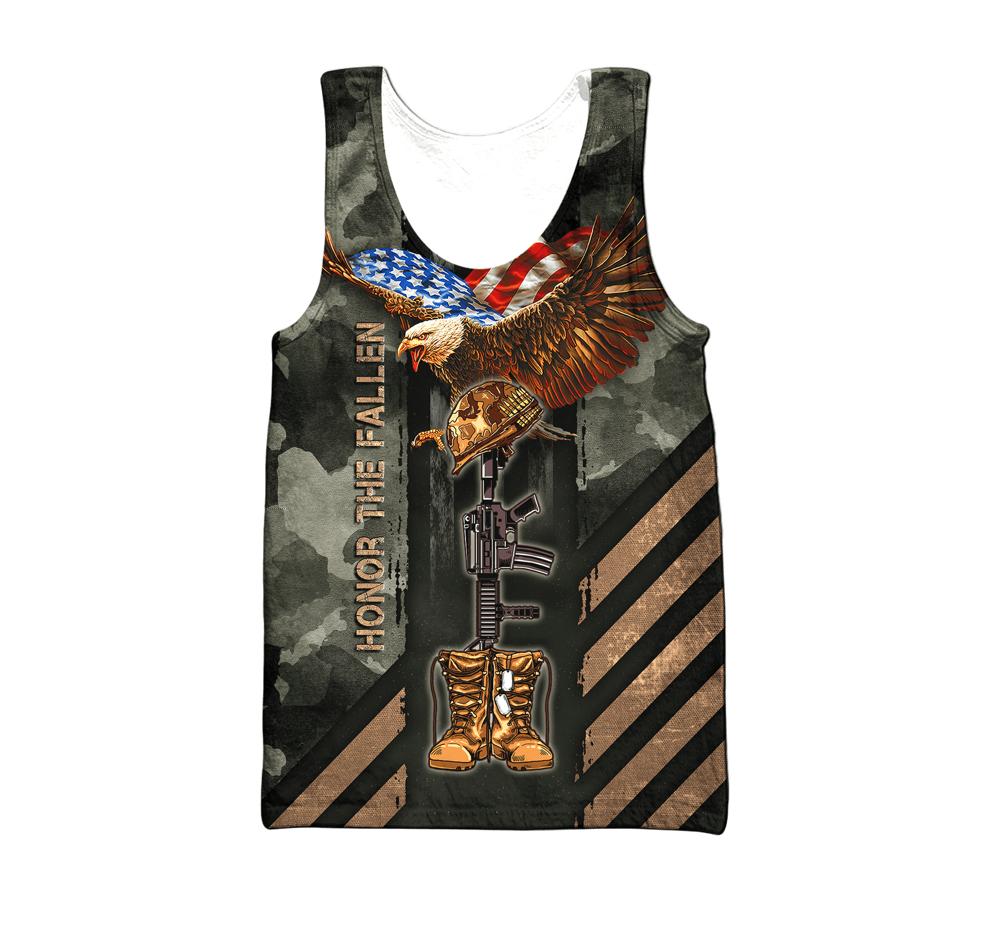US Veteran - Eagle Honor The Fallen 3D All Over Printed Unisex Shirts MH17082203 - VET , Gifts for veterans