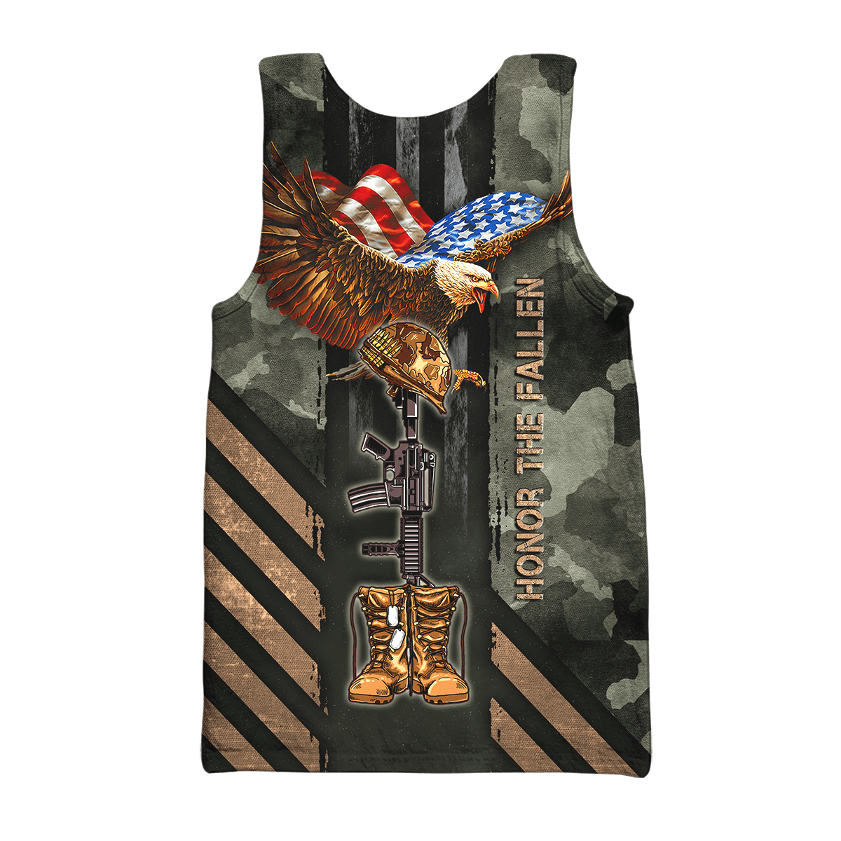 US Veteran - Eagle Honor The Fallen 3D All Over Printed Unisex Shirts MH17082203 - VET , Gifts for veterans