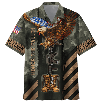US Veteran - Eagle Honor The Fallen 3D All Over Printed Unisex Shirts MH17082203 - VET , Gifts for veterans