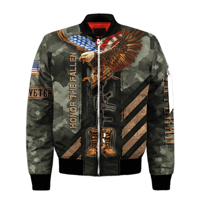 US Veteran - Eagle Honor The Fallen 3D All Over Printed Unisex Shirts MH17082203 - VET , Gifts for veterans