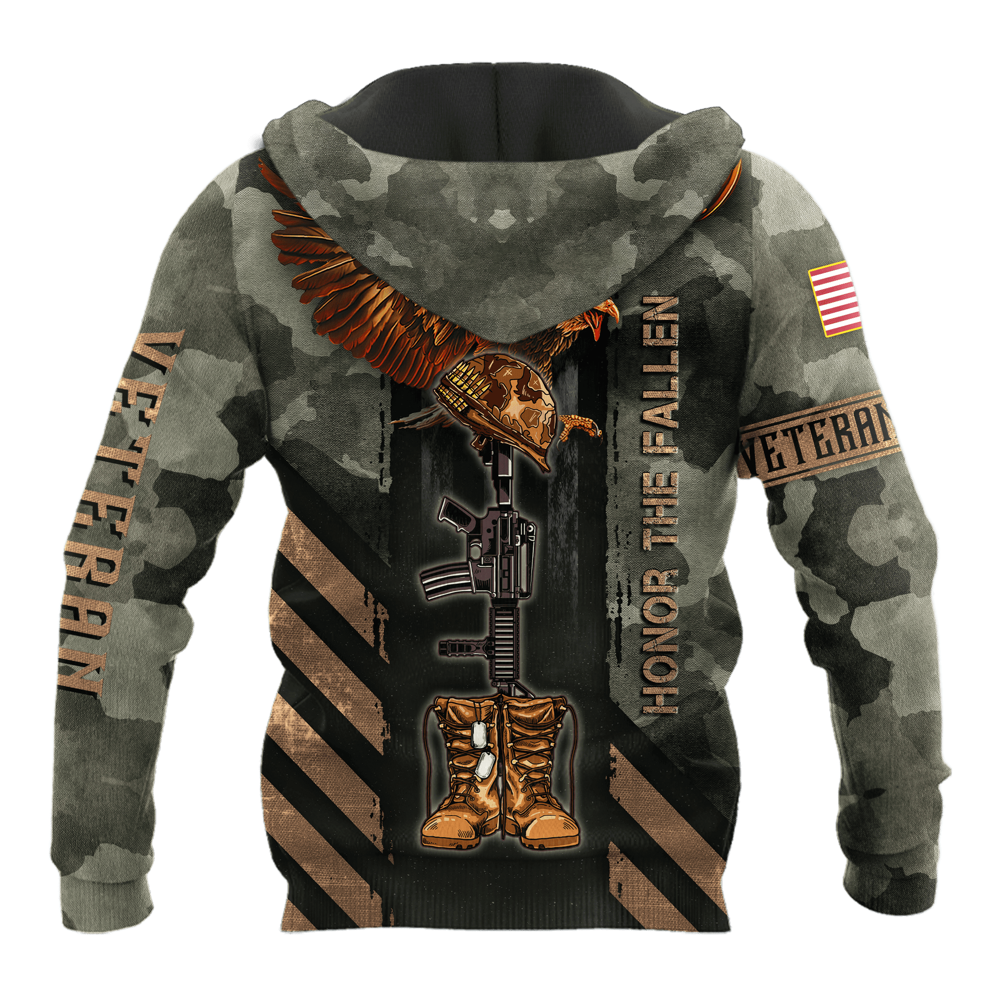 US Veteran - Eagle Honor The Fallen 3D All Over Printed Unisex Shirts MH17082203 - VET , Gifts for veterans