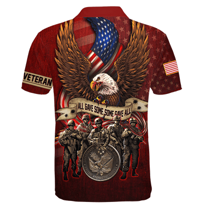 US Veteran - All Gave Some Some Gave All Unisex Shirts MON16082201-VET , Gifts for veterans