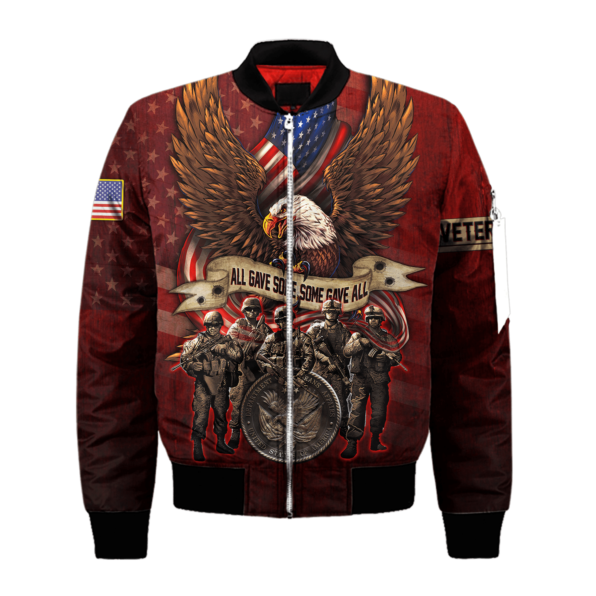 US Veteran - All Gave Some Some Gave All Unisex Shirts MON16082201-VET , Gifts for veterans