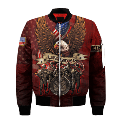 US Veteran - All Gave Some Some Gave All Unisex Shirts MON16082201-VET , Gifts for veterans