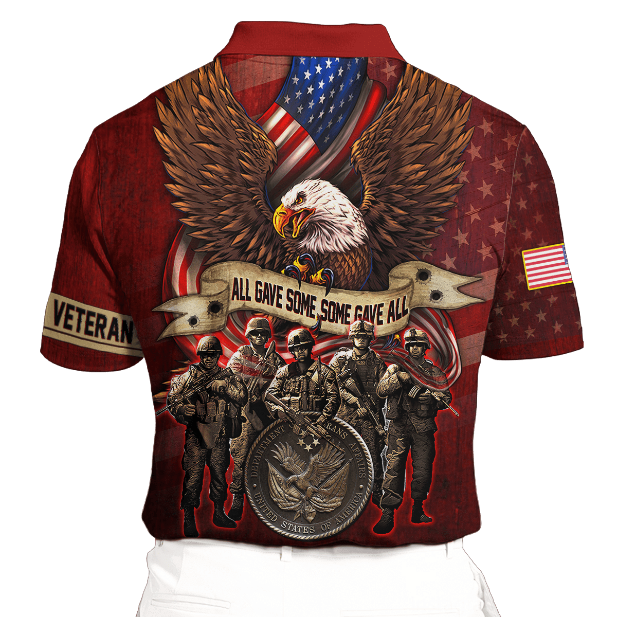 US Veteran - All Gave Some Some Gave All Unisex Shirts MON16082201-VET , Gifts for veterans