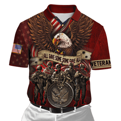 US Veteran - All Gave Some Some Gave All Unisex Shirts MON16082201-VET , Gifts for veterans