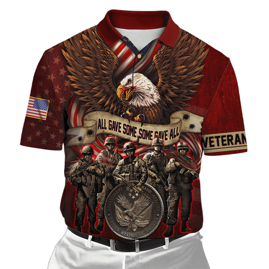 US Veteran - All Gave Some Some Gave All Unisex Shirts MON16082201-VET , Gifts for veterans