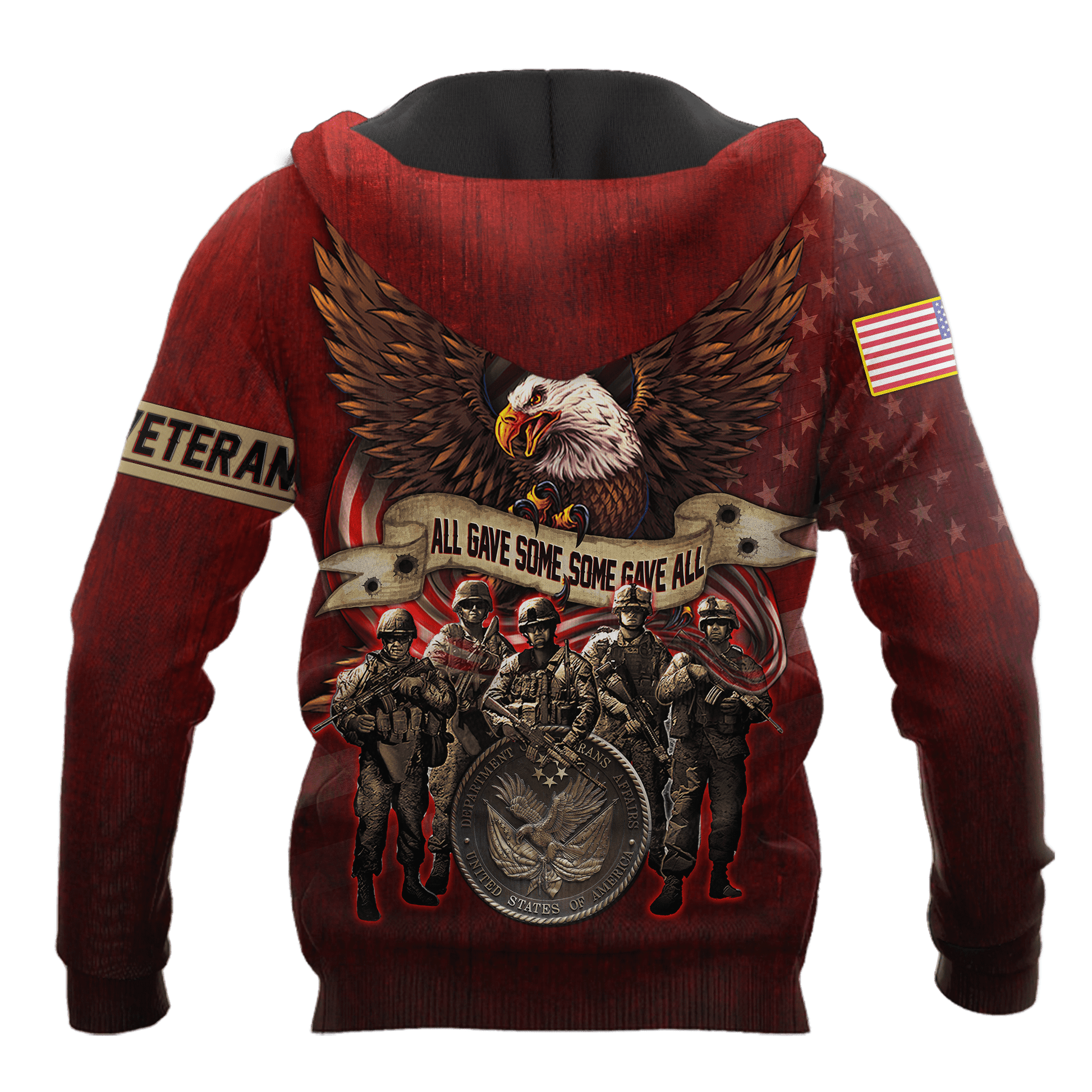 US Veteran - All Gave Some Some Gave All Unisex Shirts MON16082201-VET , Gifts for veterans