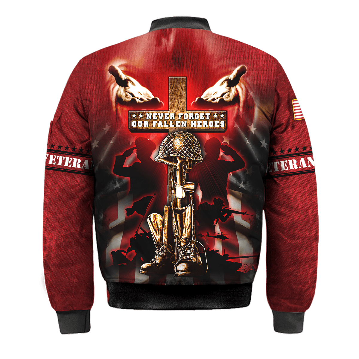 US Veteran - Never Forger Our Fallen Heroes 3D All Over Printed Unisex Shirts MH18082201 - VET , Gifts for veterans