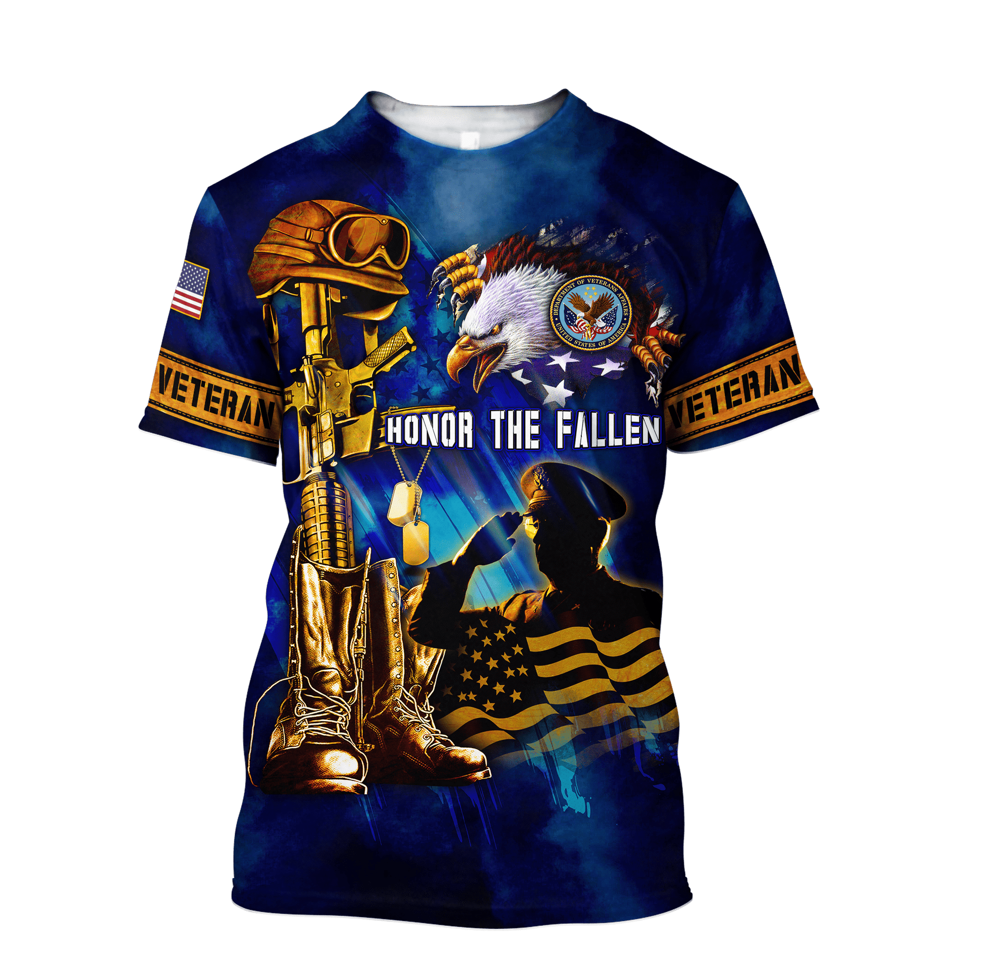 US Veteran - Honor The Fallen 3D All Over Printed Unisex Shirts MH19082201 - VET , Gifts for veterans