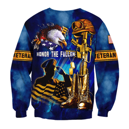 US Veteran - Honor The Fallen 3D All Over Printed Unisex Shirts MH19082201 - VET , Gifts for veterans