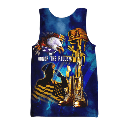 US Veteran - Honor The Fallen 3D All Over Printed Unisex Shirts MH19082201 - VET , Gifts for veterans