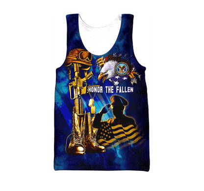 US Veteran - Honor The Fallen 3D All Over Printed Unisex Shirts MH19082201 - VET , Gifts for veterans