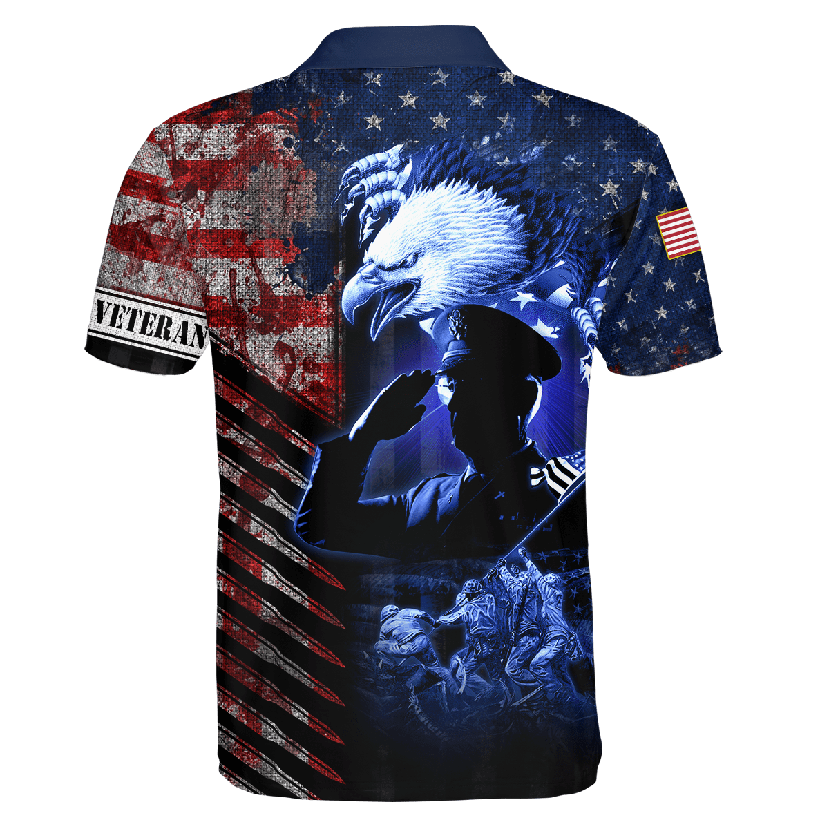 Eagle US Veteran Raising The Flag On Iwo Jima 3D All Over Printed Unisex Shirts MH19082202 - VET , Gifts for veterans