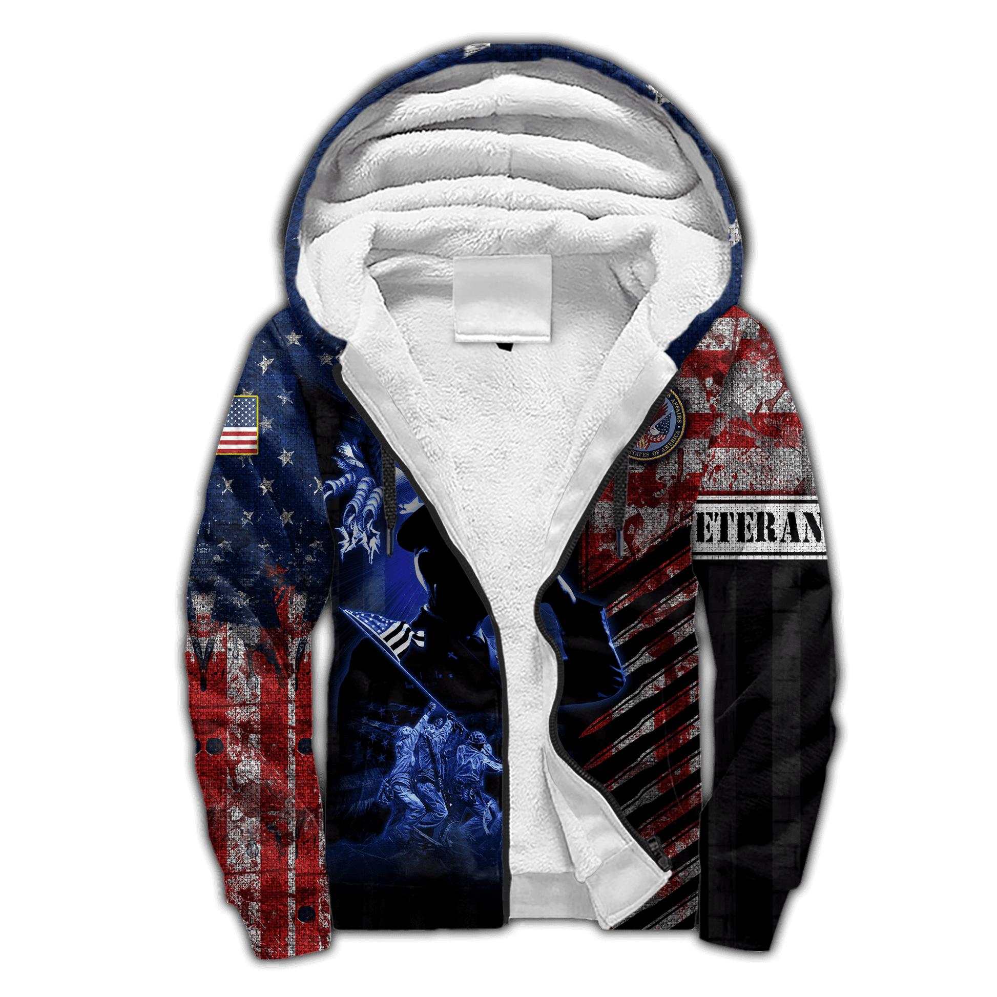 Eagle US Veteran Raising The Flag On Iwo Jima 3D All Over Printed Unisex Shirts MH19082202 - VET , Gifts for veterans