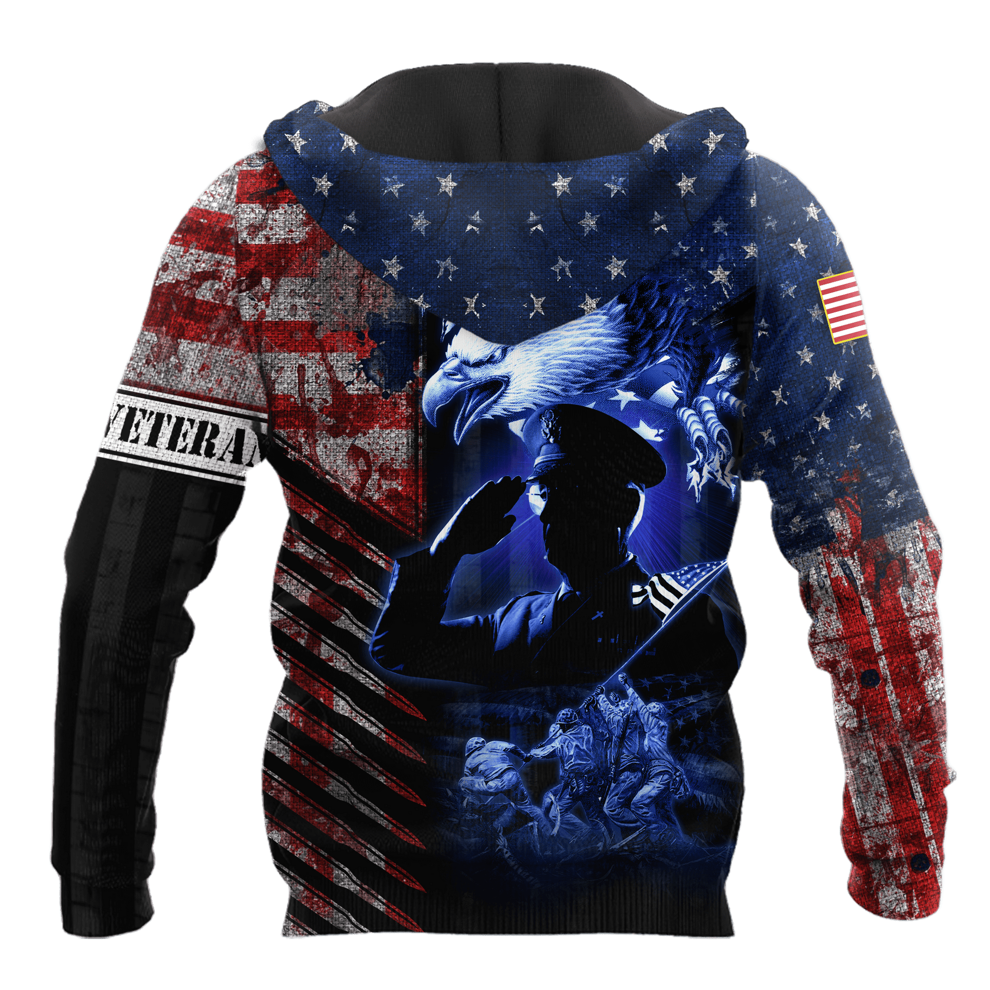Eagle US Veteran Raising The Flag On Iwo Jima 3D All Over Printed Unisex Shirts MH19082202 - VET , Gifts for veterans
