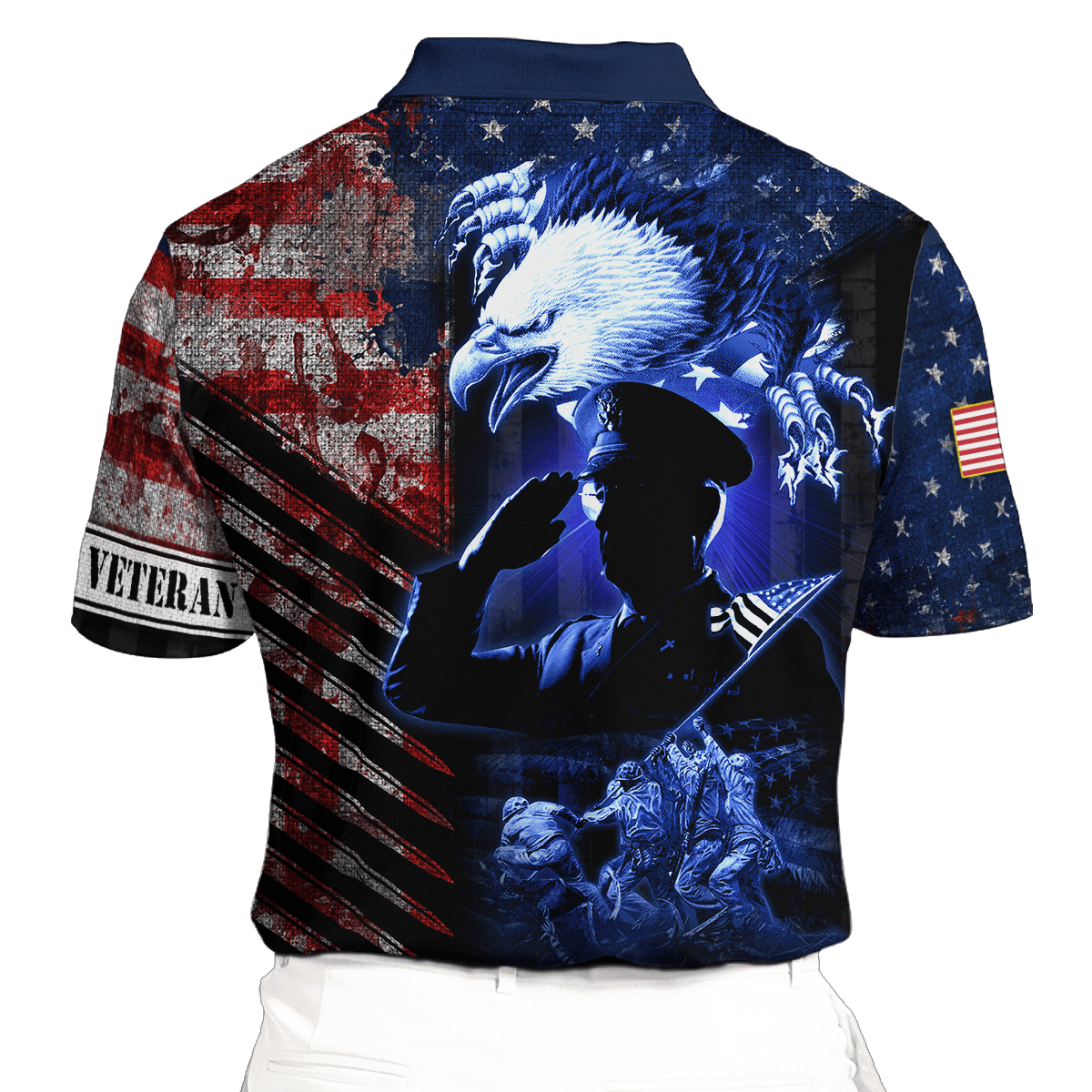 Eagle US Veteran Raising The Flag On Iwo Jima 3D All Over Printed Unisex Shirts MH19082202 - VET , Gifts for veterans