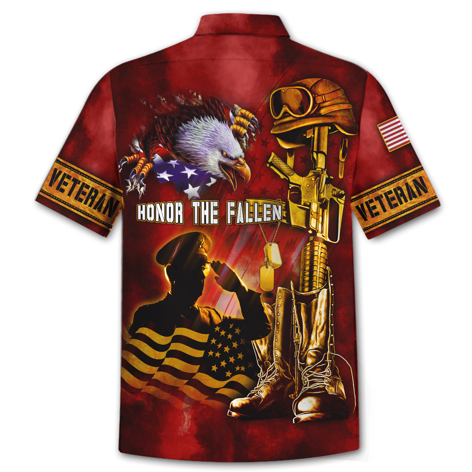 US Veteran - Honor The Fallen 3D All Over Printed Unisex Shirts MH19082203 - VET , Gifts for veterans