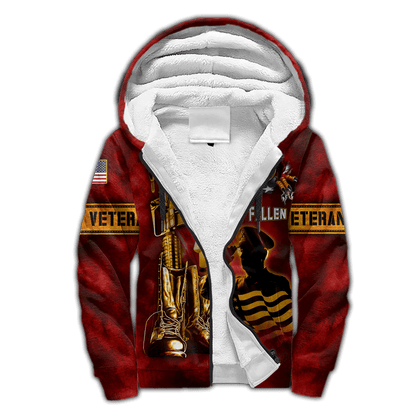 US Veteran - Honor The Fallen 3D All Over Printed Unisex Shirts MH19082203 - VET , Gifts for veterans