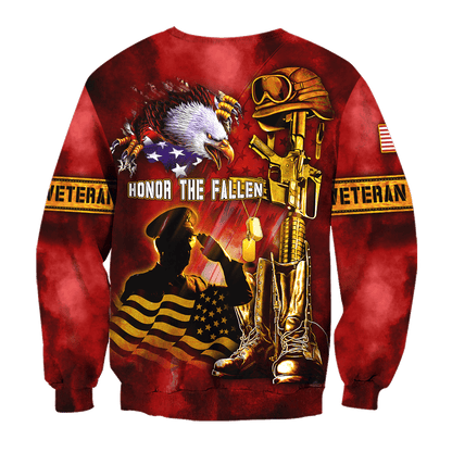US Veteran - Honor The Fallen 3D All Over Printed Unisex Shirts MH19082203 - VET , Gifts for veterans
