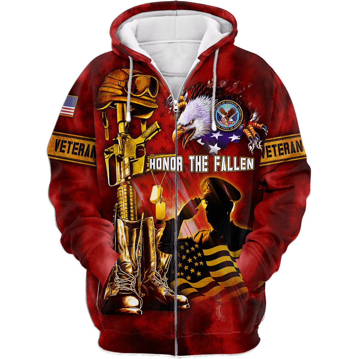 US Veteran - Honor The Fallen 3D All Over Printed Unisex Shirts MH19082203 - VET , Gifts for veterans