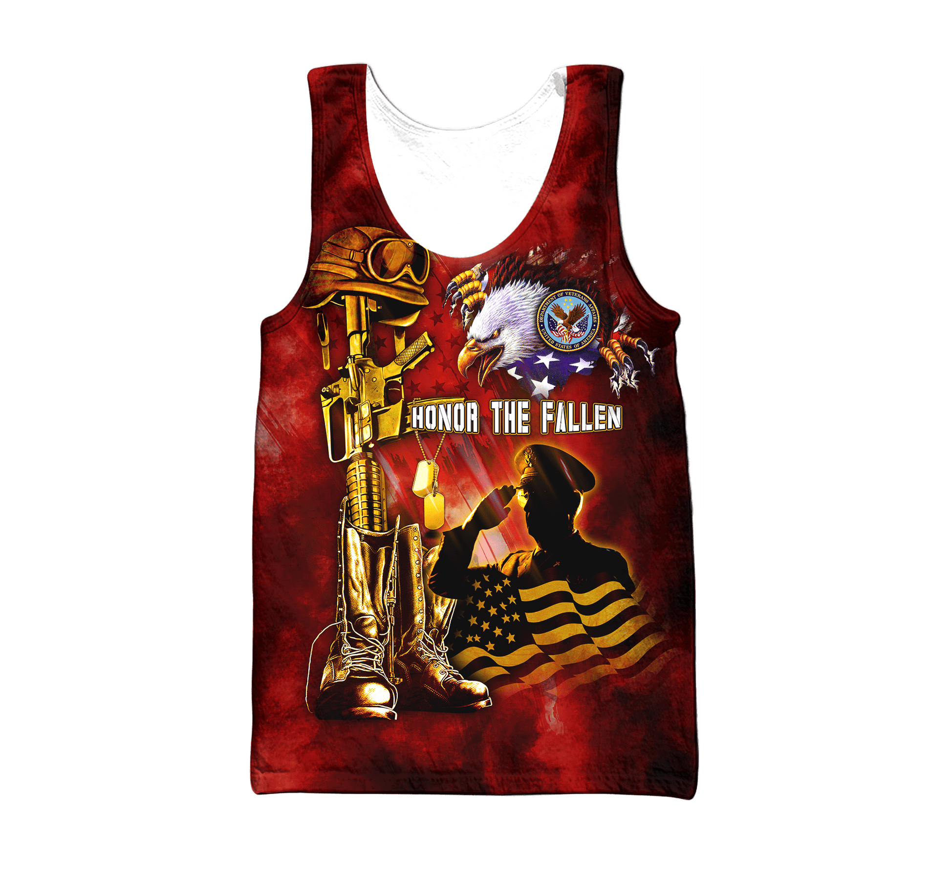 US Veteran - Honor The Fallen 3D All Over Printed Unisex Shirts MH19082203 - VET , Gifts for veterans