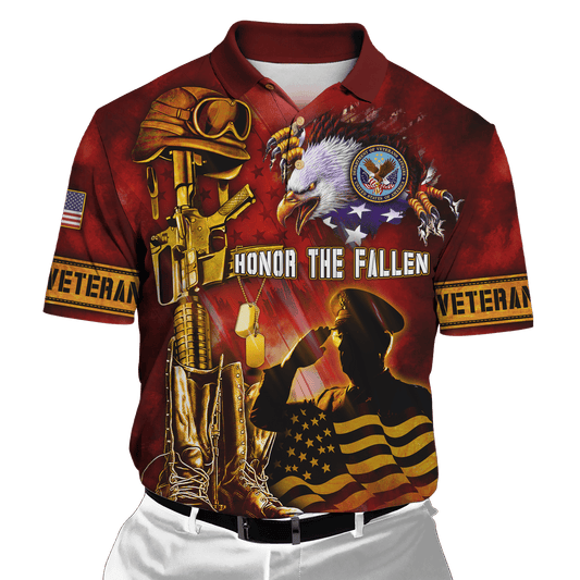 US Veteran - Honor The Fallen 3D All Over Printed Unisex Shirts MH19082203 - VET , Gifts for veterans