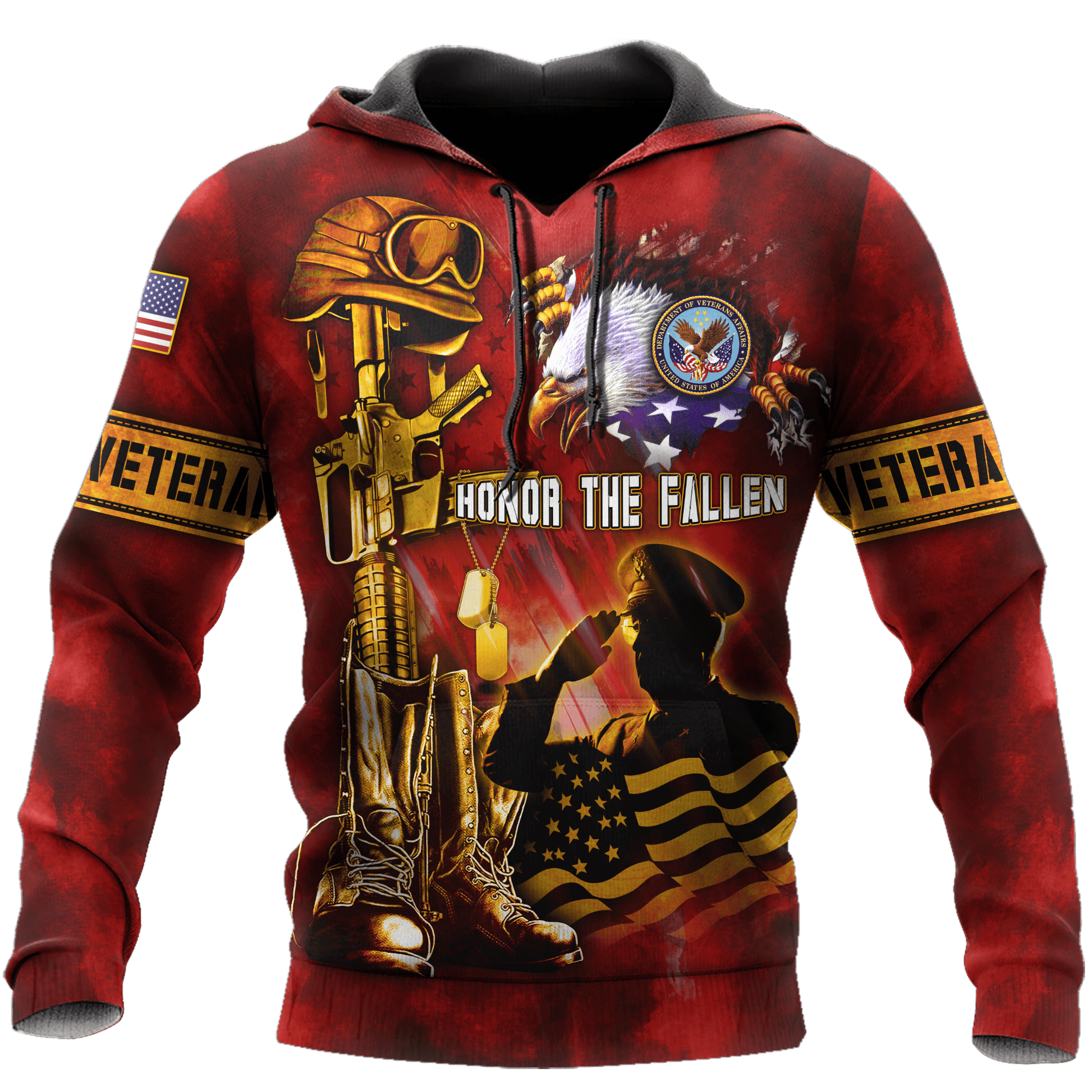 US Veteran - Honor The Fallen 3D All Over Printed Unisex Shirts MH19082203 - VET , Gifts for veterans