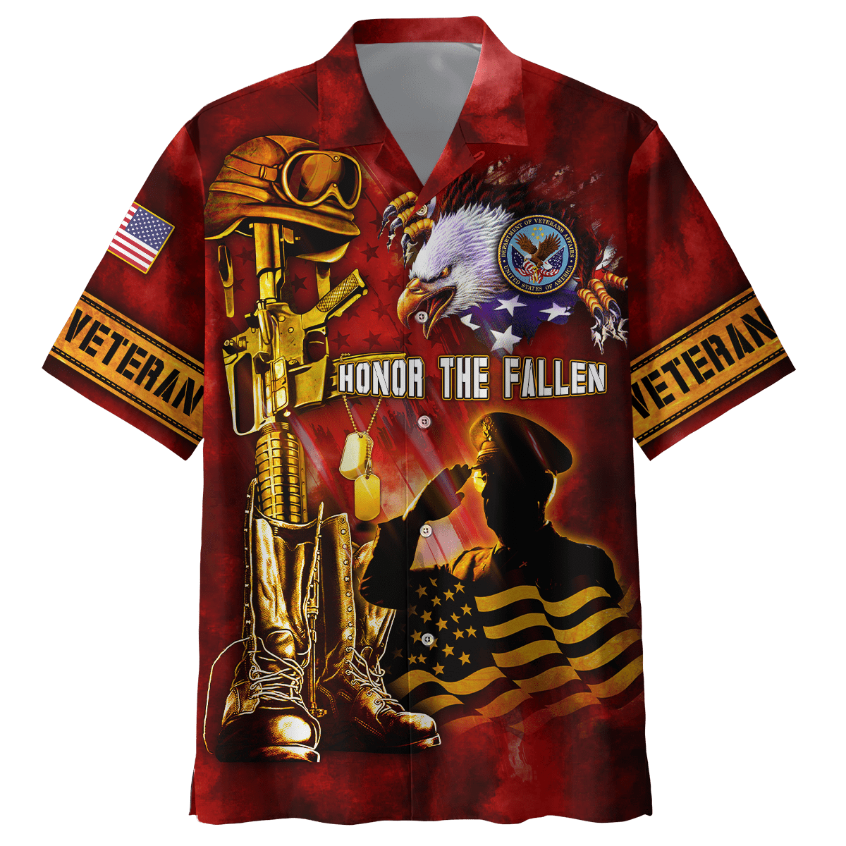 US Veteran - Honor The Fallen 3D All Over Printed Unisex Shirts MH19082203 - VET , Gifts for veterans