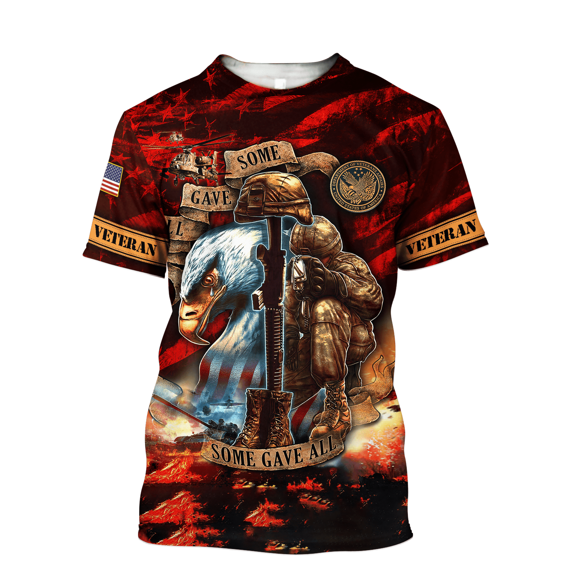 US Veteran - All Gave Some Some Gave All 3D All Over Printed Unisex Shirts MH22082201 - VET , Gifts for veterans