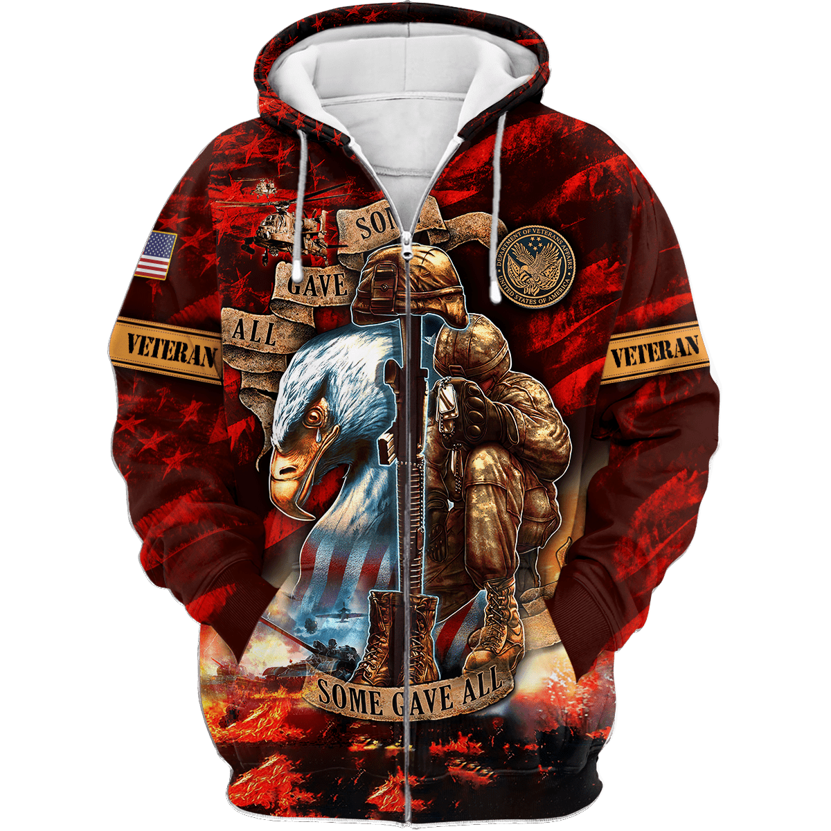 US Veteran - All Gave Some Some Gave All 3D All Over Printed Unisex Shirts MH22082201 - VET , Gifts for veterans