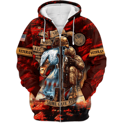 US Veteran - All Gave Some Some Gave All 3D All Over Printed Unisex Shirts MH22082201 - VET , Gifts for veterans