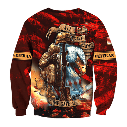 US Veteran - All Gave Some Some Gave All 3D All Over Printed Unisex Shirts MH22082201 - VET , Gifts for veterans