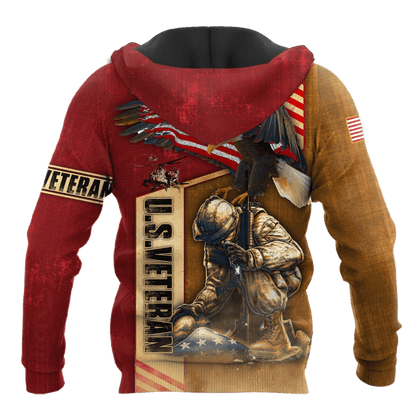 US Veteran - Never Forger Our Fallen Heroes 3D All Over Printed Unisex Shirts MH22082202 - VET , Gifts for veterans