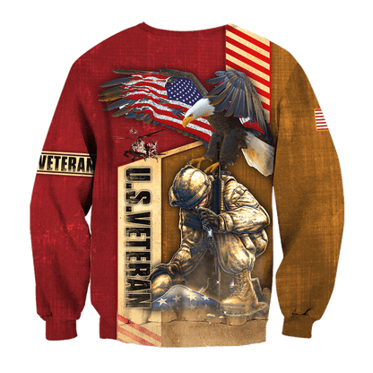 US Veteran - Never Forger Our Fallen Heroes 3D All Over Printed Unisex Shirts MH22082202 - VET , Gifts for veterans