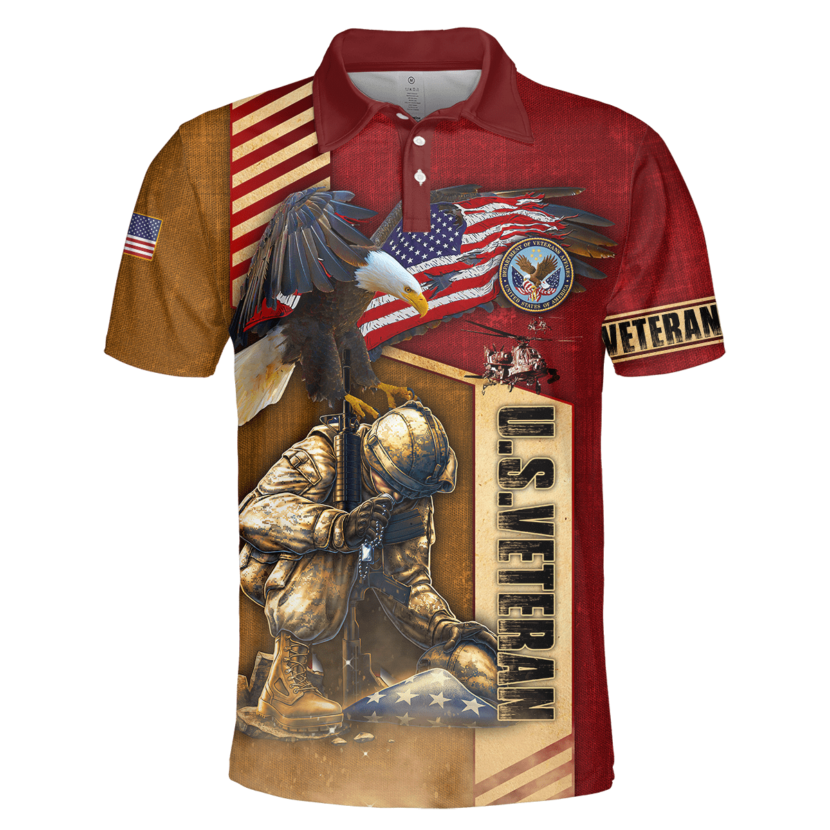 US Veteran - Never Forger Our Fallen Heroes 3D All Over Printed Unisex Shirts MH22082202 - VET , Gifts for veterans
