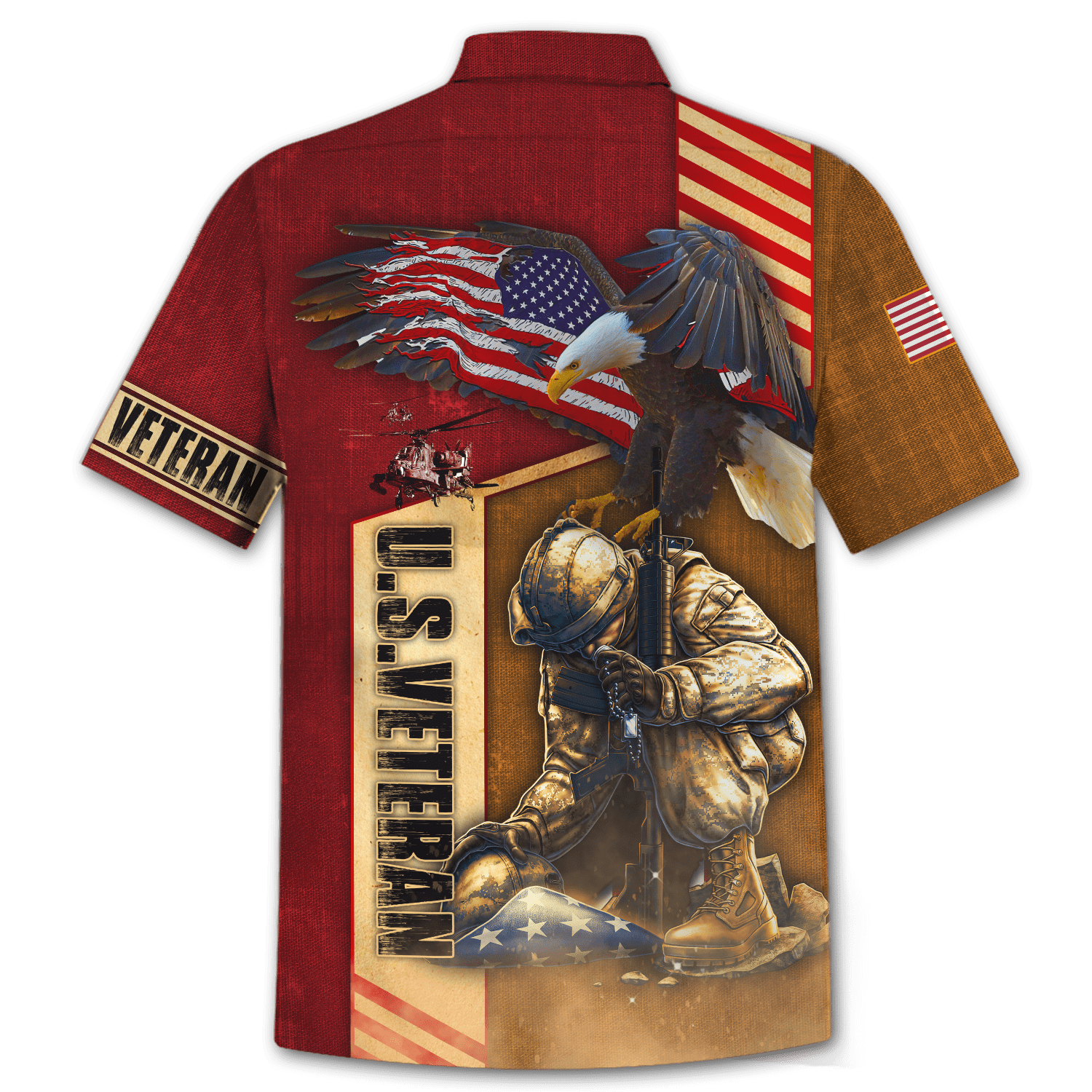 US Veteran - Never Forger Our Fallen Heroes 3D All Over Printed Unisex Shirts MH22082202 - VET , Gifts for veterans