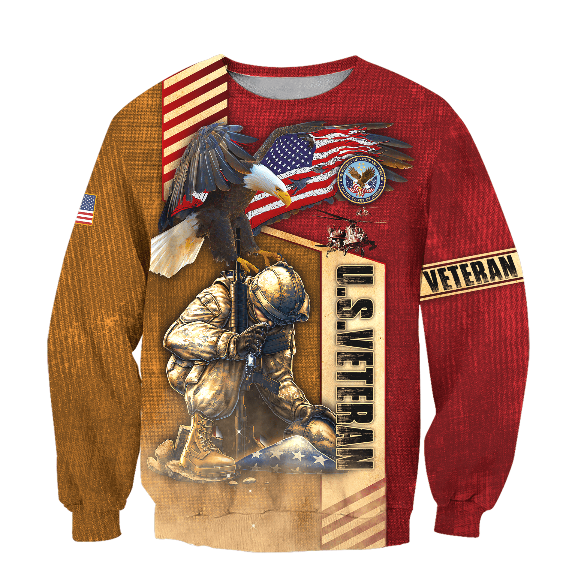 US Veteran - Never Forger Our Fallen Heroes 3D All Over Printed Unisex Shirts MH22082202 - VET , Gifts for veterans