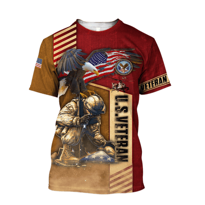 US Veteran - Never Forger Our Fallen Heroes 3D All Over Printed Unisex Shirts MH22082202 - VET , Gifts for veterans