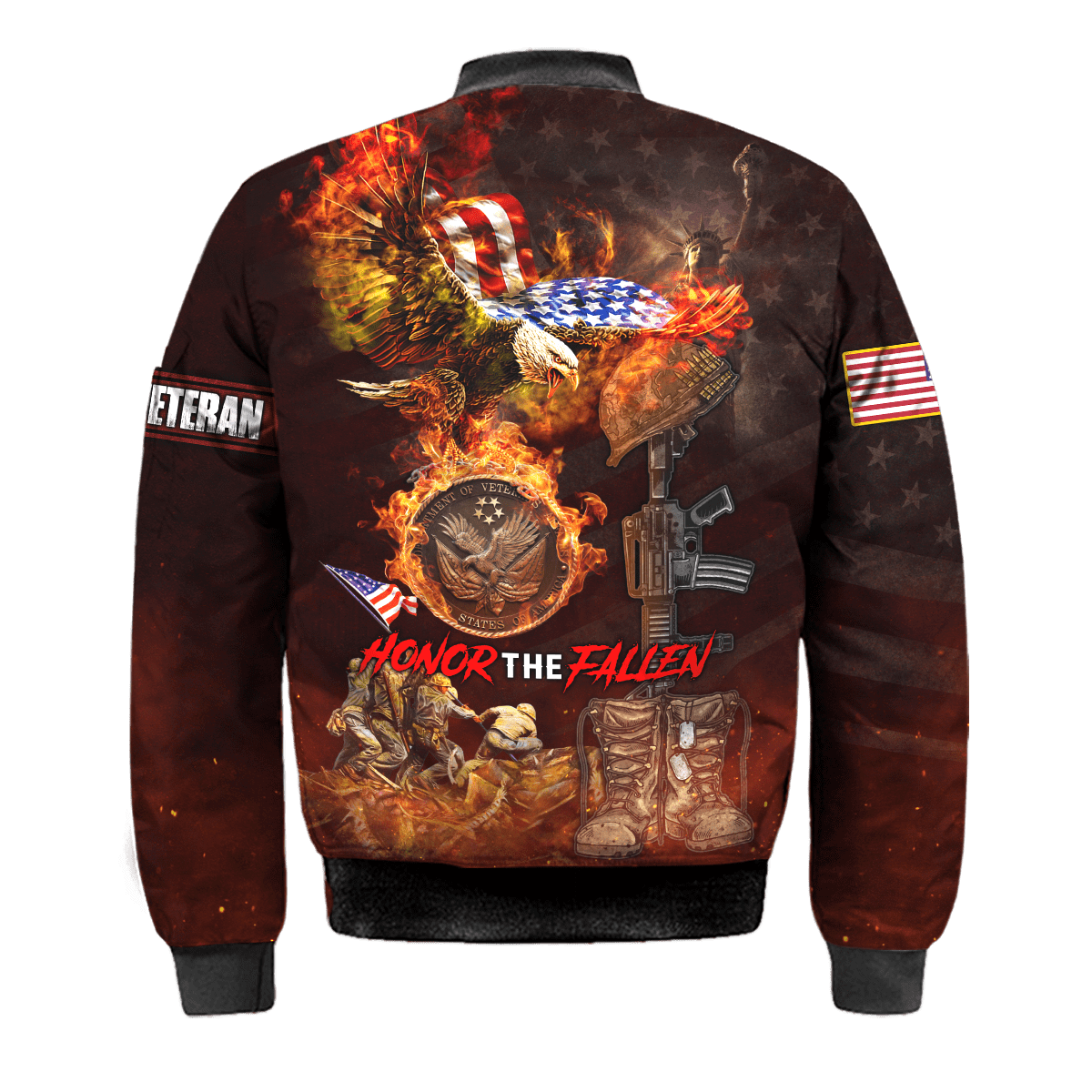 US Veteran - Honor The Fallen 3D All Over Printed Unisex Shirts MON18082201-VET , Gifts for veterans