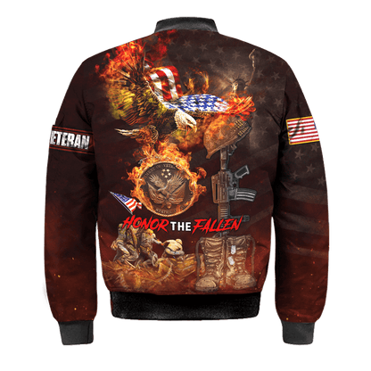 US Veteran - Honor The Fallen 3D All Over Printed Unisex Shirts MON18082201-VET , Gifts for veterans