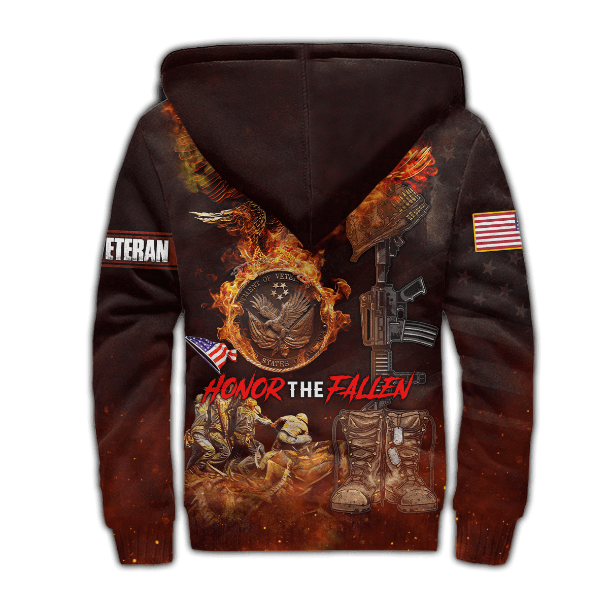 US Veteran - Honor The Fallen 3D All Over Printed Unisex Shirts MON18082201-VET , Gifts for veterans