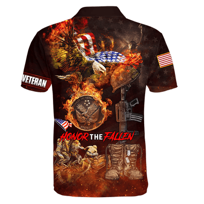 US Veteran - Honor The Fallen 3D All Over Printed Unisex Shirts MON18082201-VET , Gifts for veterans